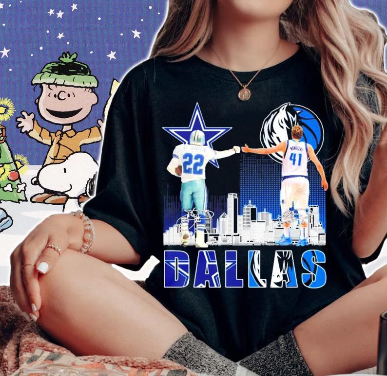 Dallas E Smith vs Dirk Nowitzki signatures shirt woman shirt