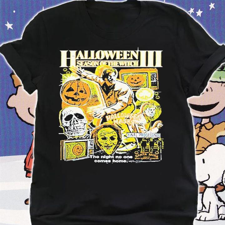 Halloween III season of the Witch Halloween Masks T-shirt shirt