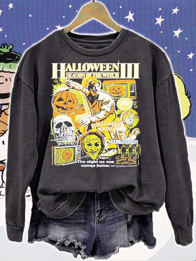 Halloween III season of the Witch Halloween Masks T-shirt sweatshirt
