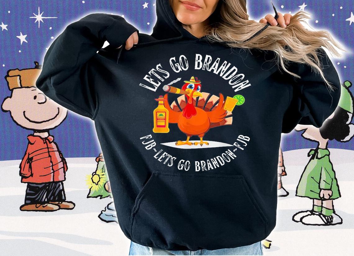 Lets Go Brandon Halloween Thanksgiving Foxtrot Juliet Bravo T-Shirt hoodie