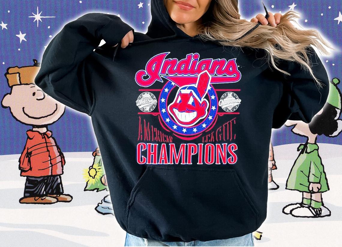 Indians American League Champions T-shirt hoodie