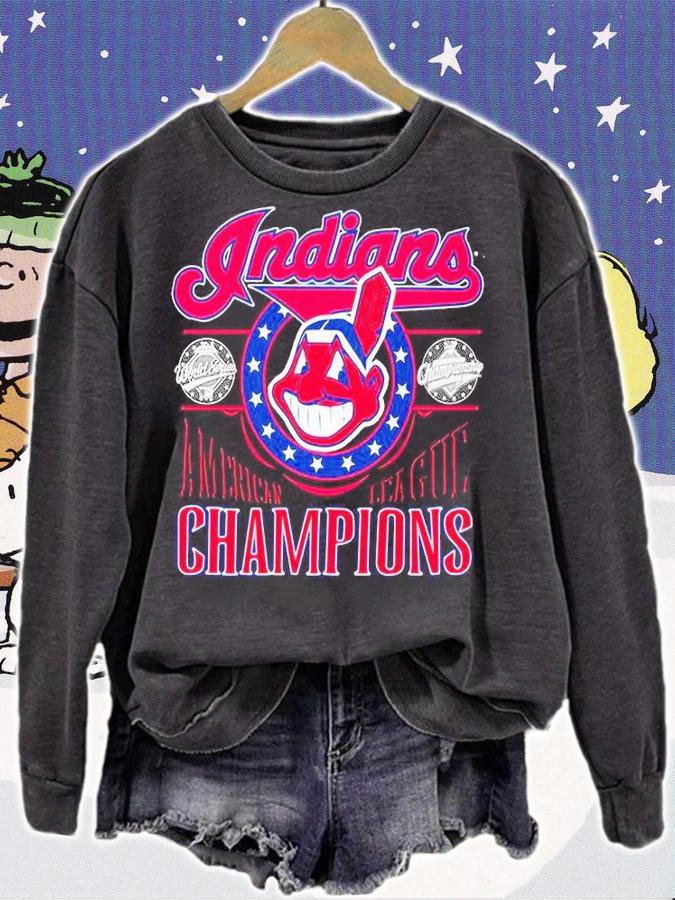 Indians American League Champions T-shirt sweatshirt