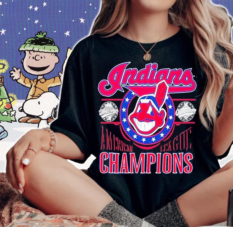 Indians American League Champions T-shirt woman shirt