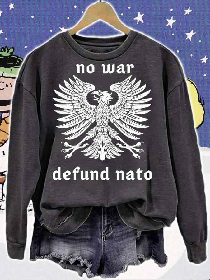 No War Defund Nato Anti War Fake News T-Shirt