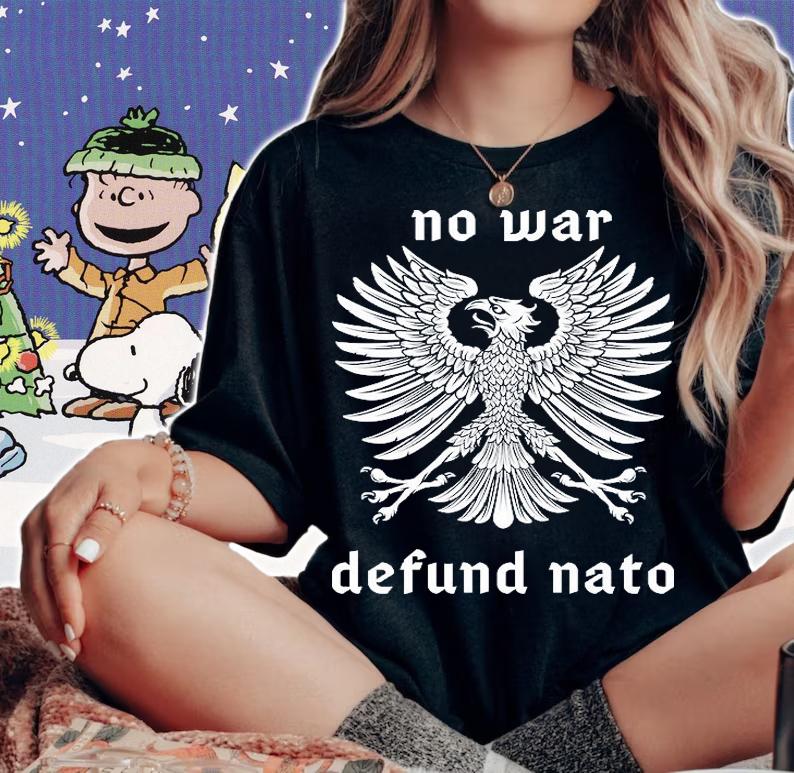 No War Defund Nato Anti War Fake News T-Shirt