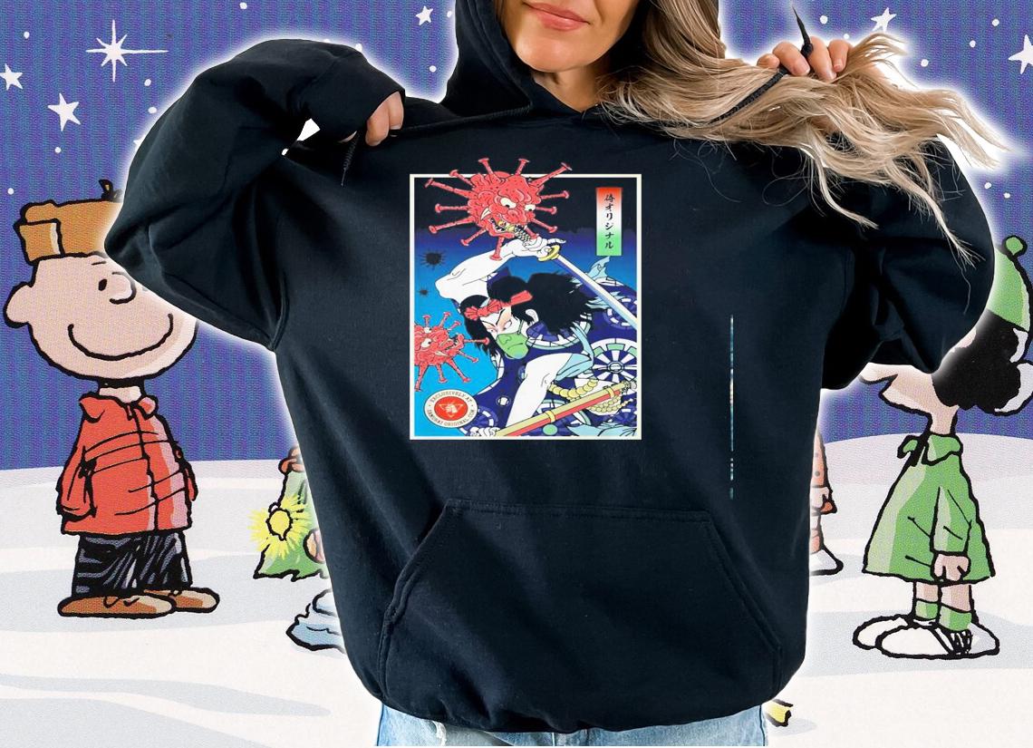 Samurai Vs Virus Demon Shirt.Jpg