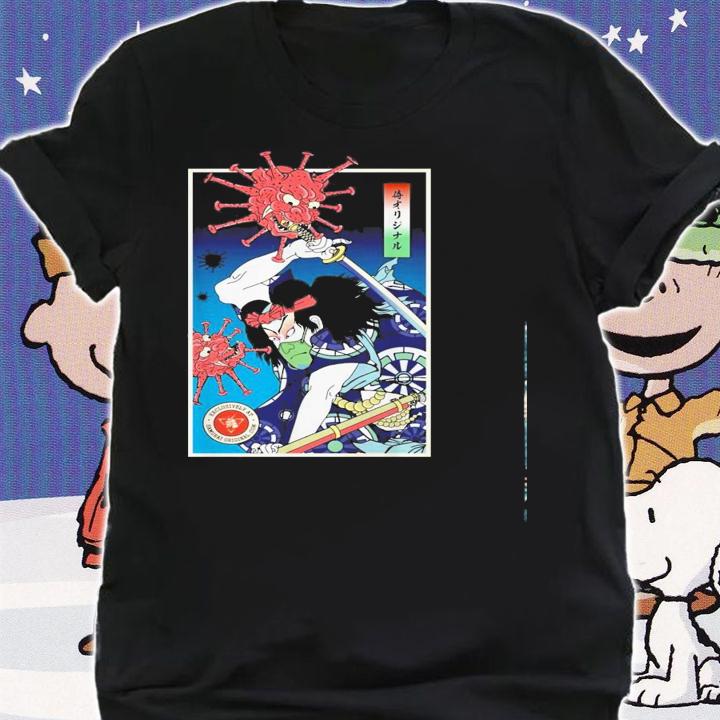 Samurai Vs Virus Demon Shirt.Jpg