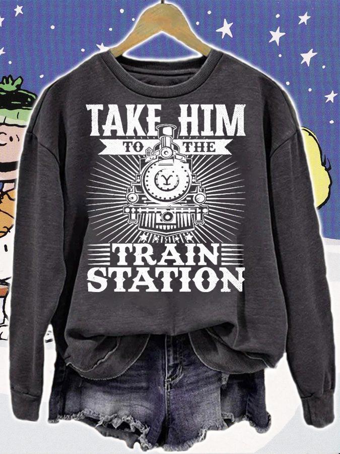 Take Him To The Train Station T-Shirt