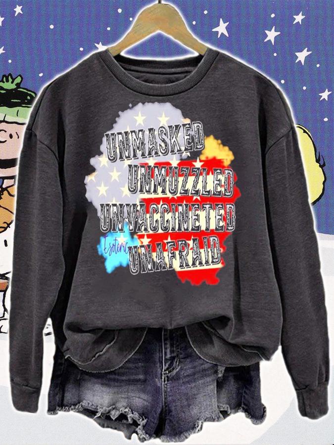 Unmasked Unmuzzled Unvaccinated Esoteric Unafraid shirt sweatshirt