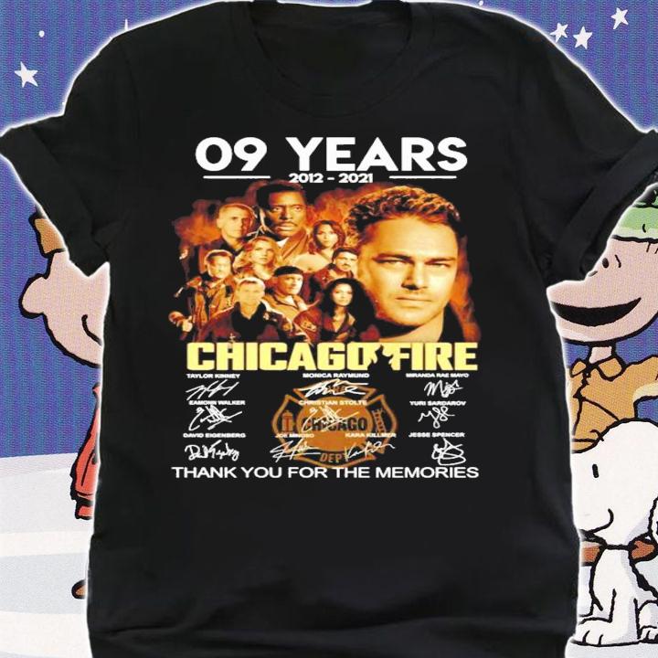 09 years 2012-2021 Chicagofire signature shirt