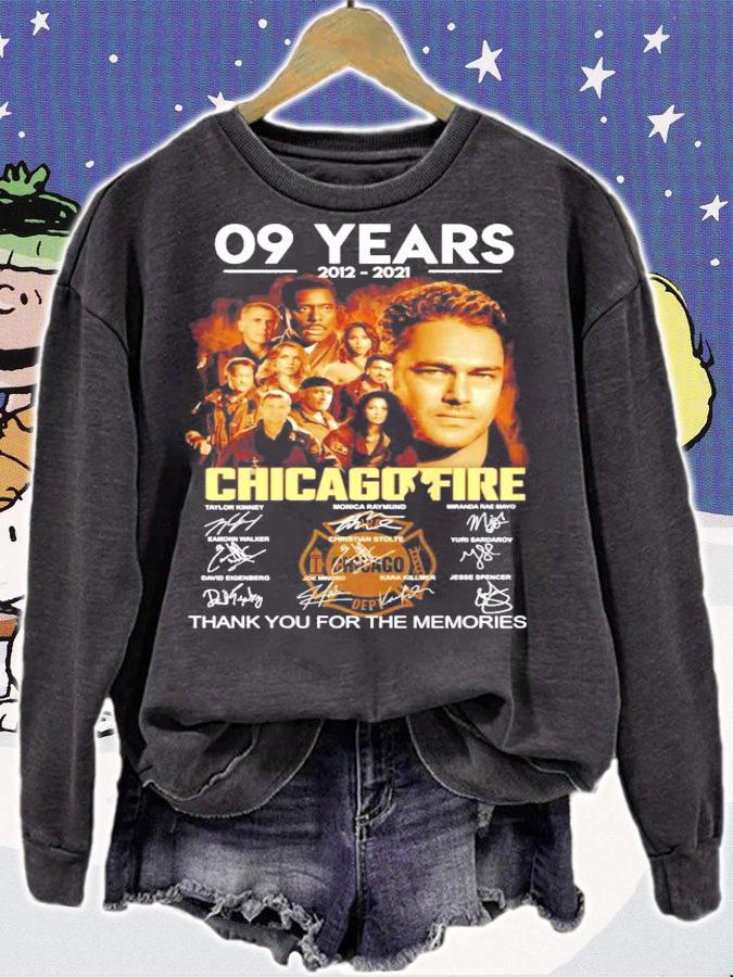 09 years 2012-2021 Chicagofire signature shirt