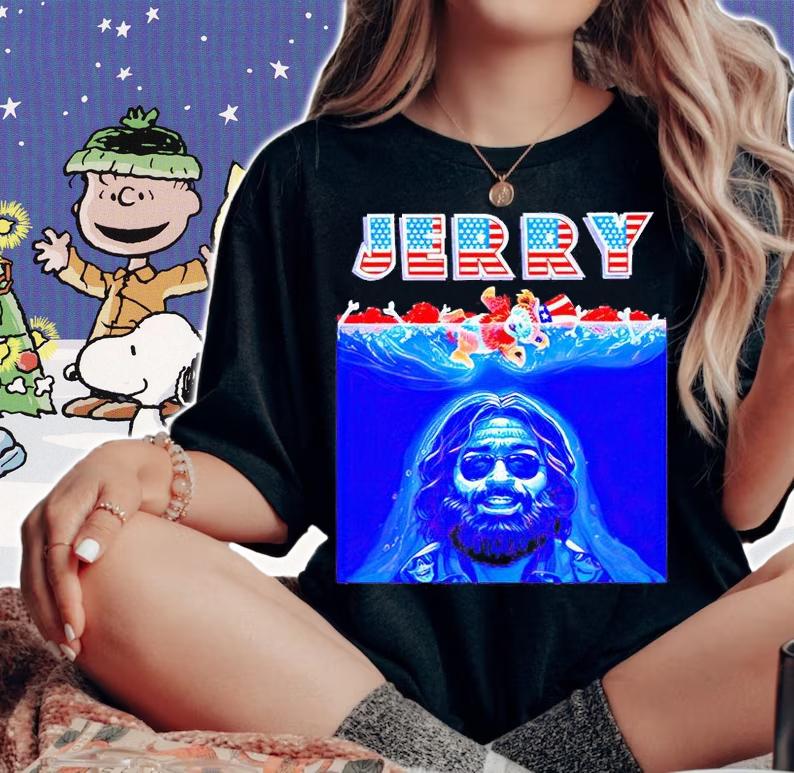 Grateful Dead Jerry Jaws T-shirt woman shirt