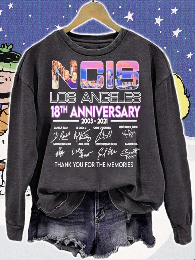 NCIS Los Angeles 18th anniversary 2003-2021 signatures shirt