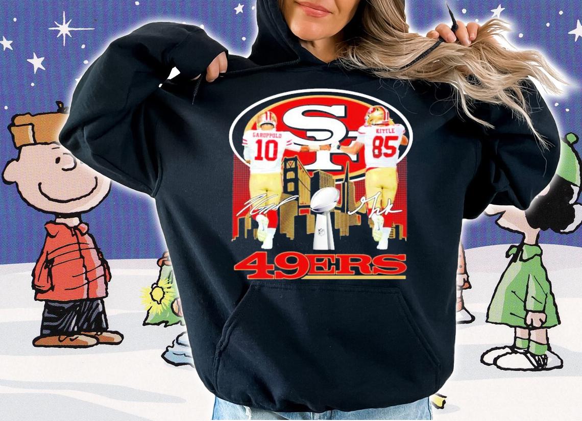 San Francisco 49ers Garoppolo and Kittle signature shirt
