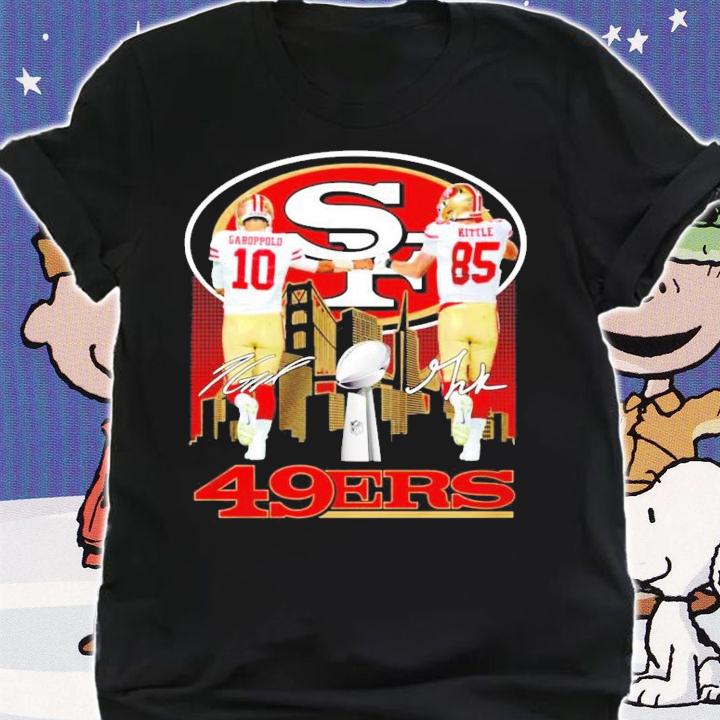 San Francisco 49ers Garoppolo and Kittle signature shirt