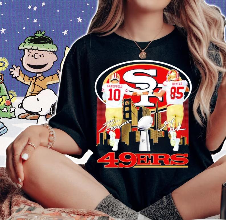San Francisco 49ers Garoppolo and Kittle signature shirt