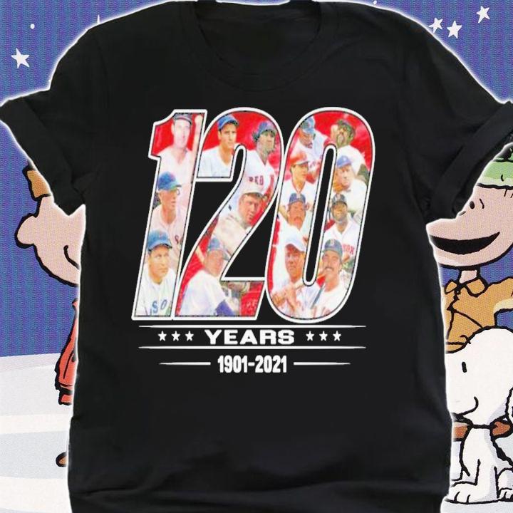 Boston Red 120 years 1901-2021 shirt