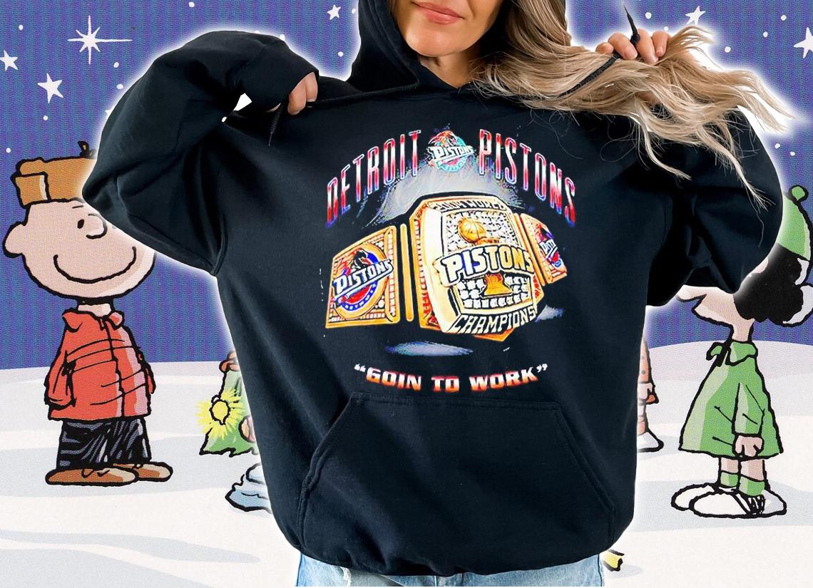 Detroit Pistons goin' to work T-shirt