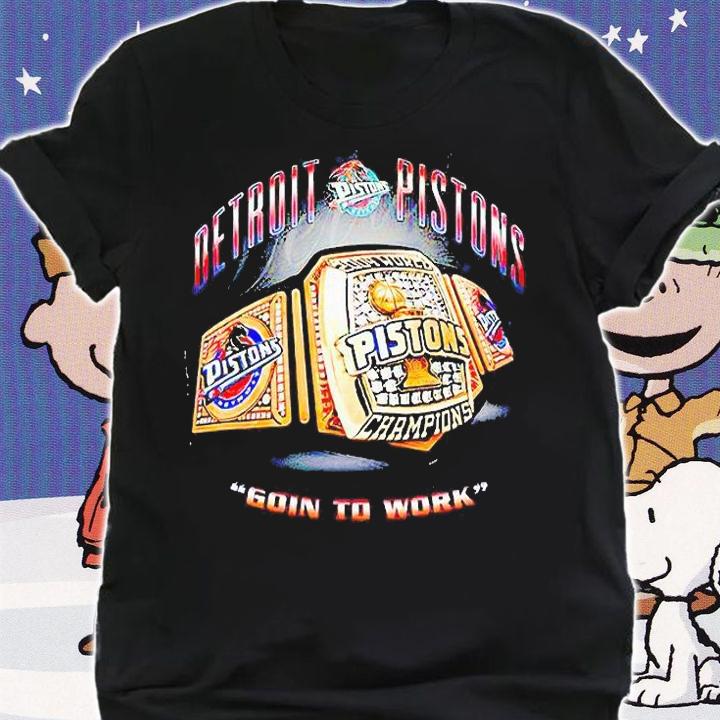 Detroit Pistons goin' to work T-shirt