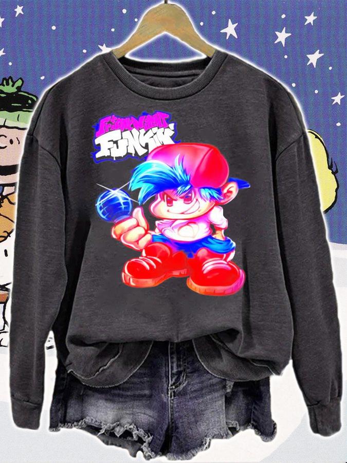 FNF game boyfriend realist art shirt sweatshirt