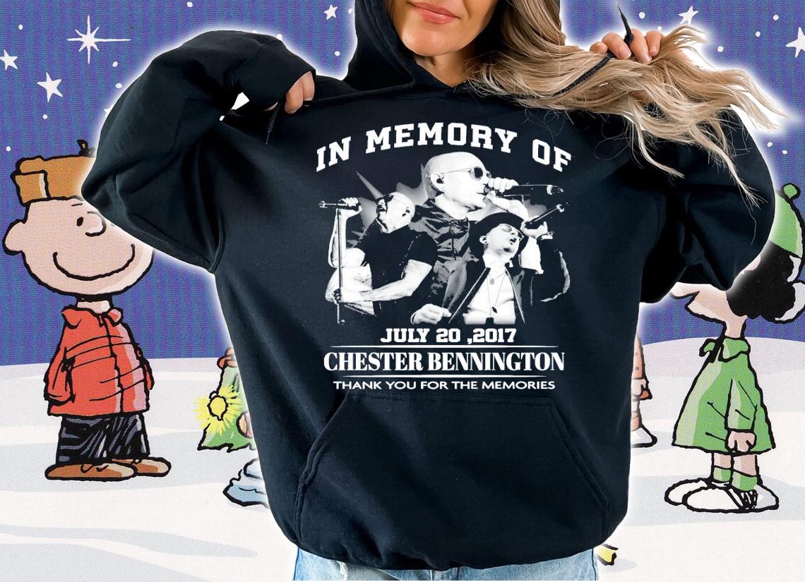 In memory of Chester Bennington thank you for the memories shirt