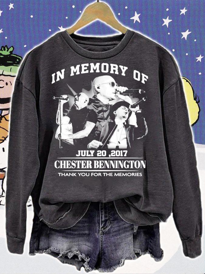 In memory of Chester Bennington thank you for the memories shirt