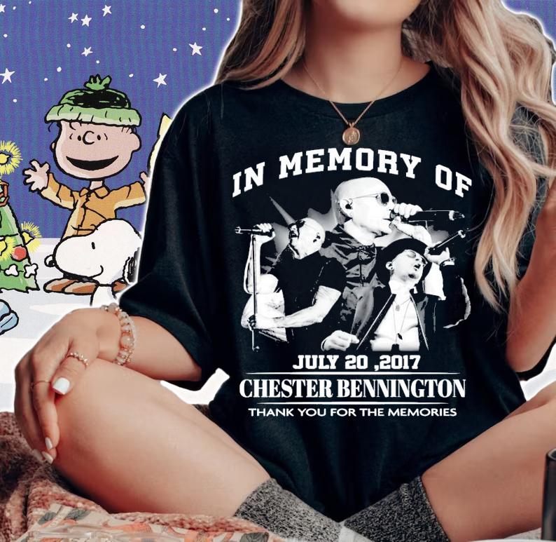 In memory of Chester Bennington thank you for the memories shirt
