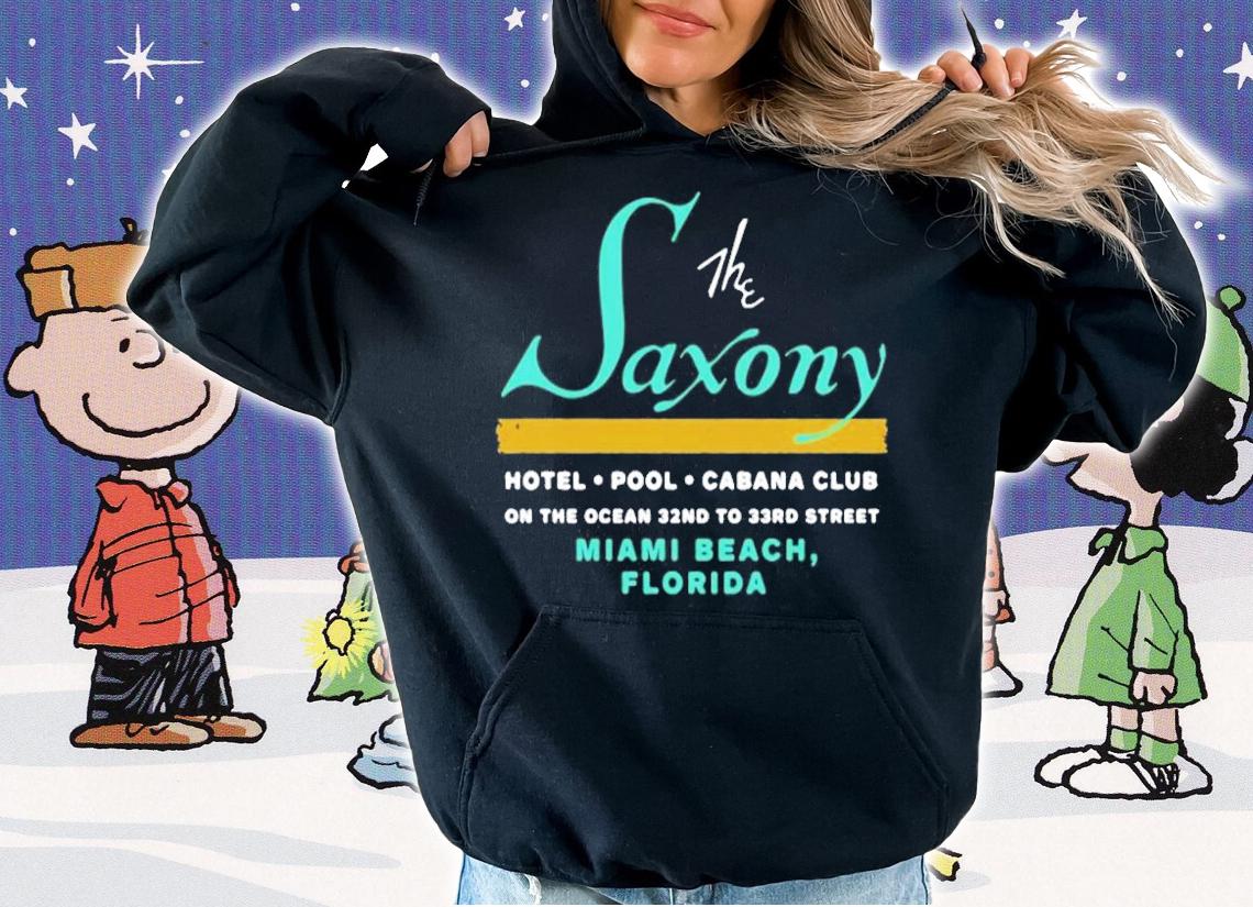 The Saxony Hotel Hotel Pool Cabana Club On The Ocean 32nd Shirt hoodie