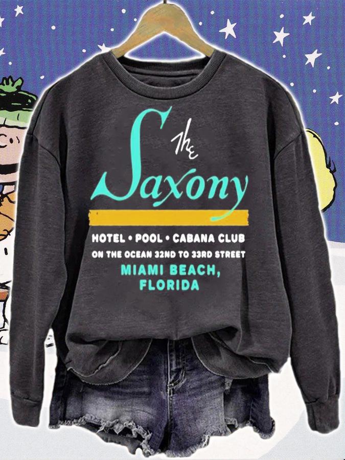The Saxony Hotel Hotel Pool Cabana Club On The Ocean 32nd Shirt sweatshirt