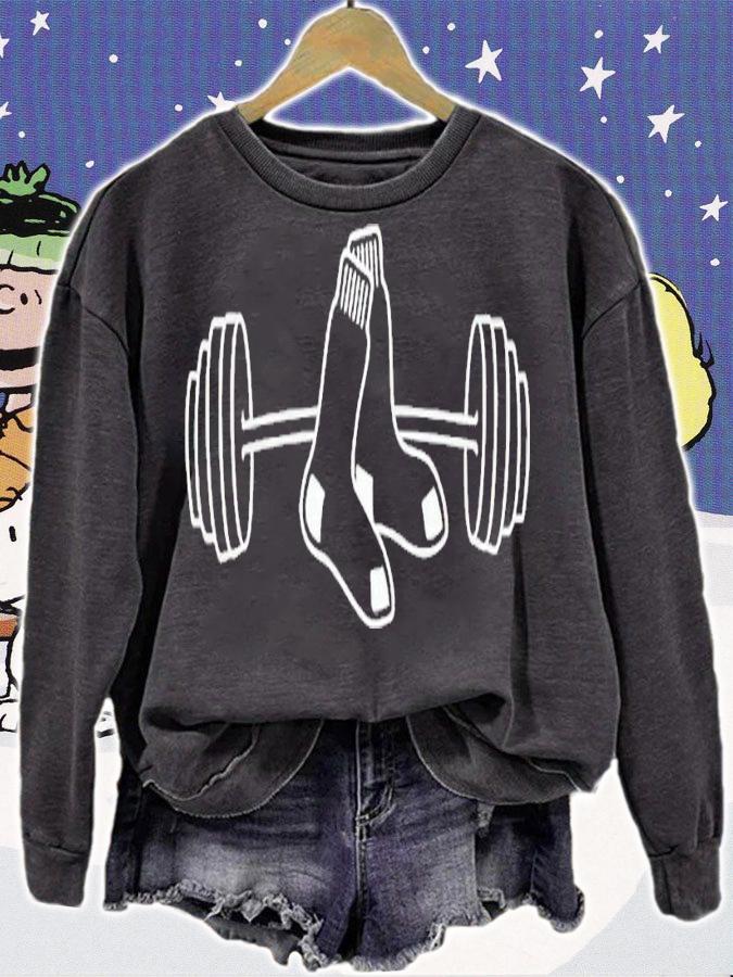 Boston Red Sox Weight Lifting shirt sweatshirt