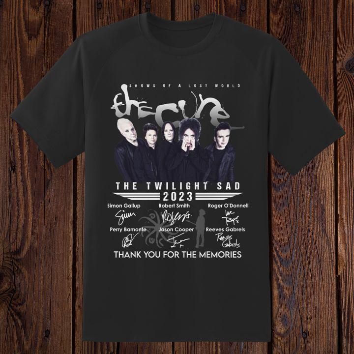 Personalized The Cure Announce 2023 Shows Of A Lost World The Twilight Sad Signed Shirt
