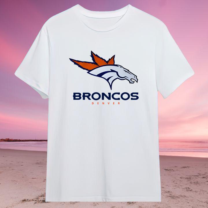 Weed Marijuana Denver Broncos T-Shirt