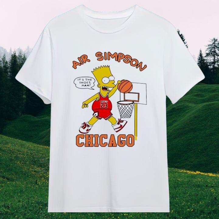 Funny Air Simpson Michael Jordan Chicago Bulls T-Shirt