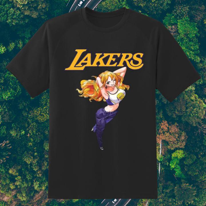 Nami Los Angeles Lakers One Piece T-Shirt