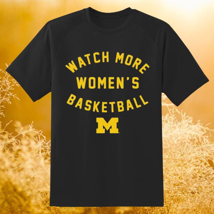 Watch More Michigan Wolverines Womens Basketball Logo T-Shirt