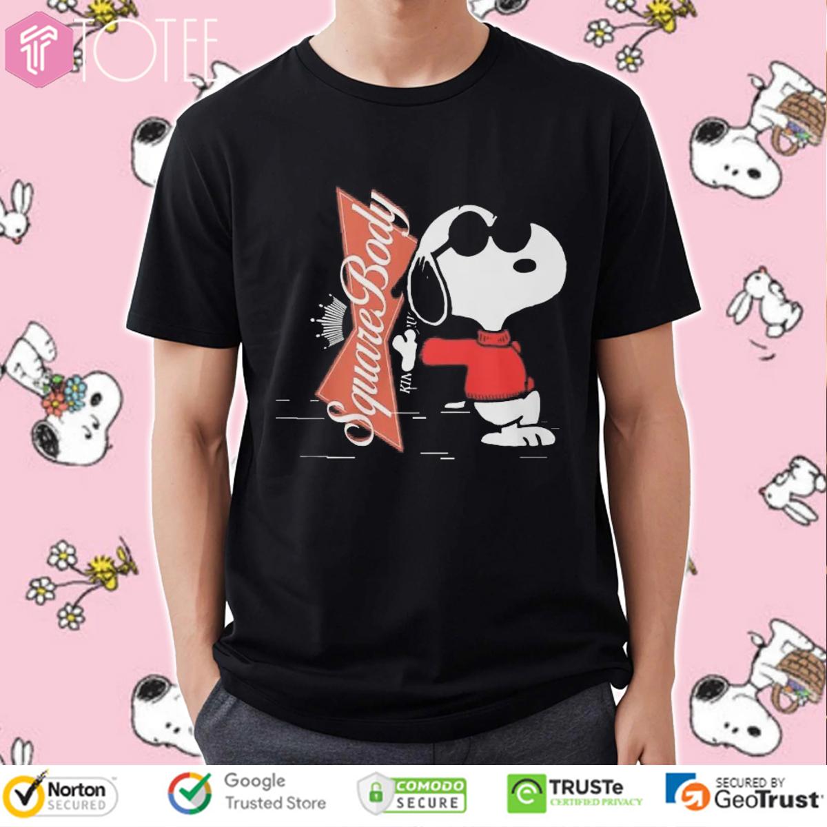Snoopy Square Body Union King Of Trucks Chevy Truck T-Shirt