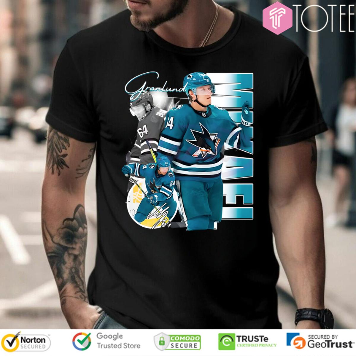 Mikael Granlund San Jose Sharks Nhl Players Lightning Effect Hockey Shirt