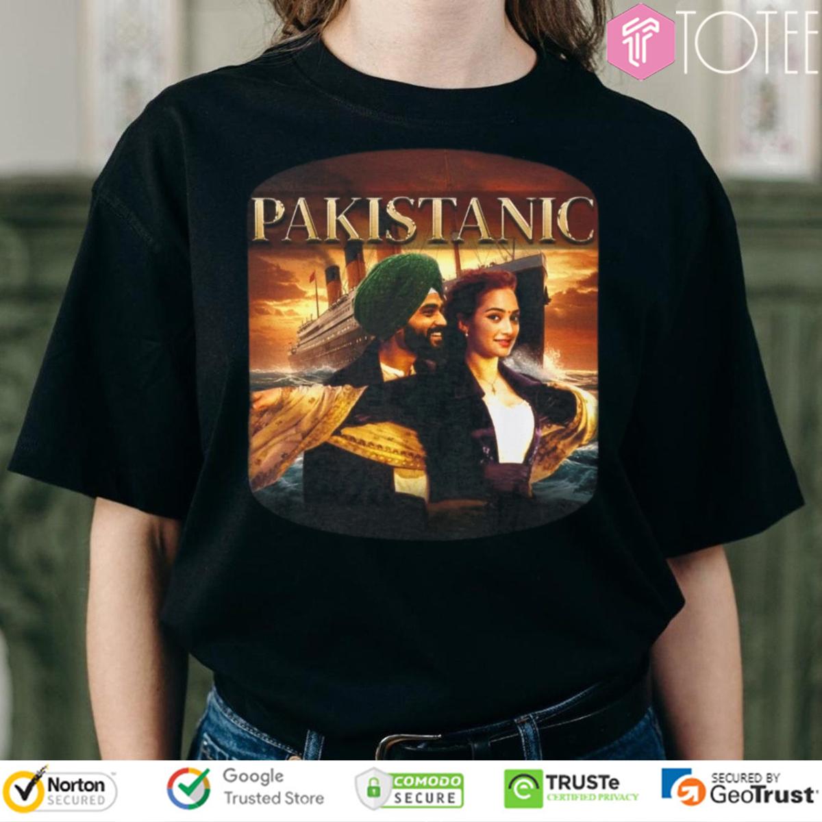Pakistanic Parody Pakistani Titanic Funny T-Shirt