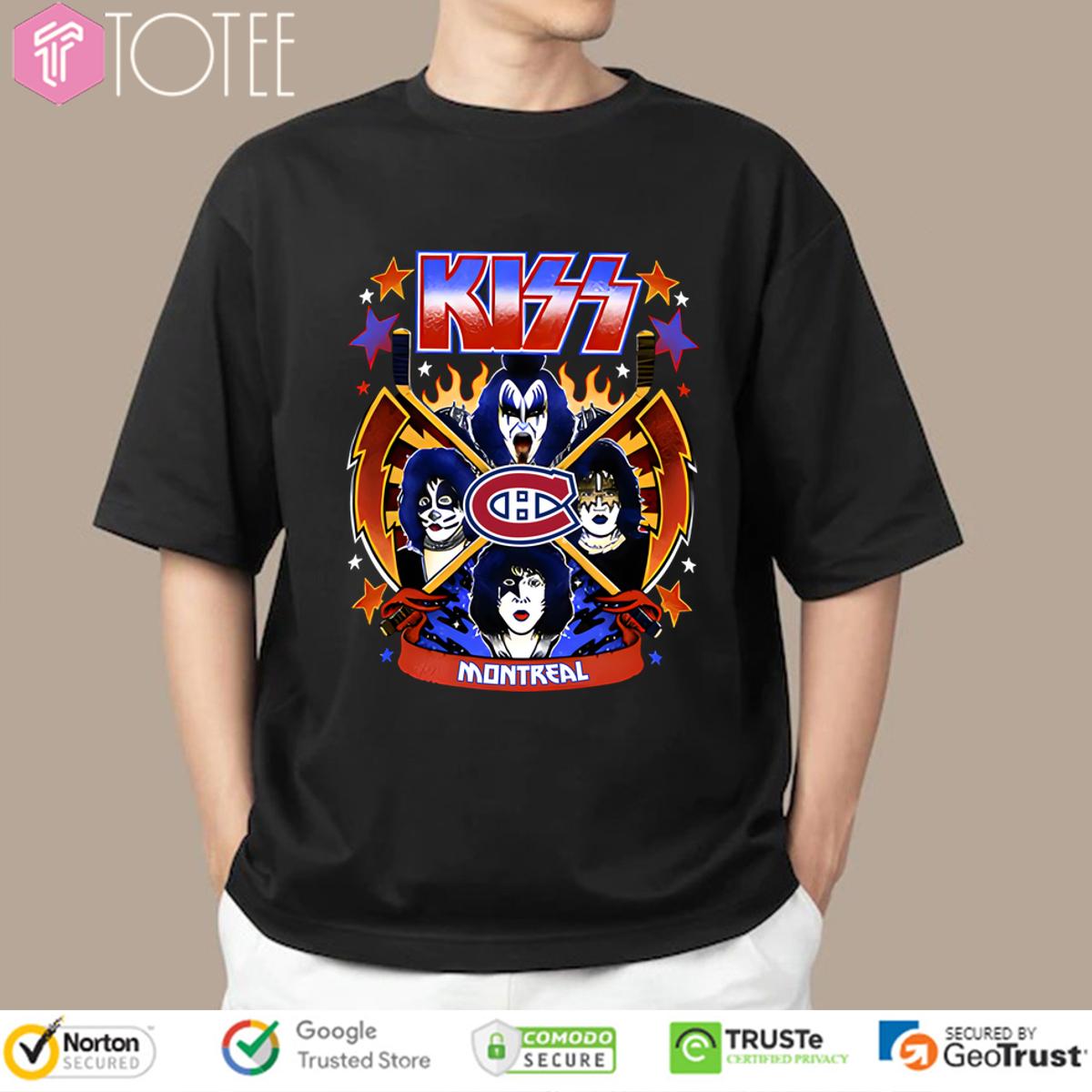 Kiss Band Montreal Canadiens Parody Bohemian Rhapsody T-Shirt