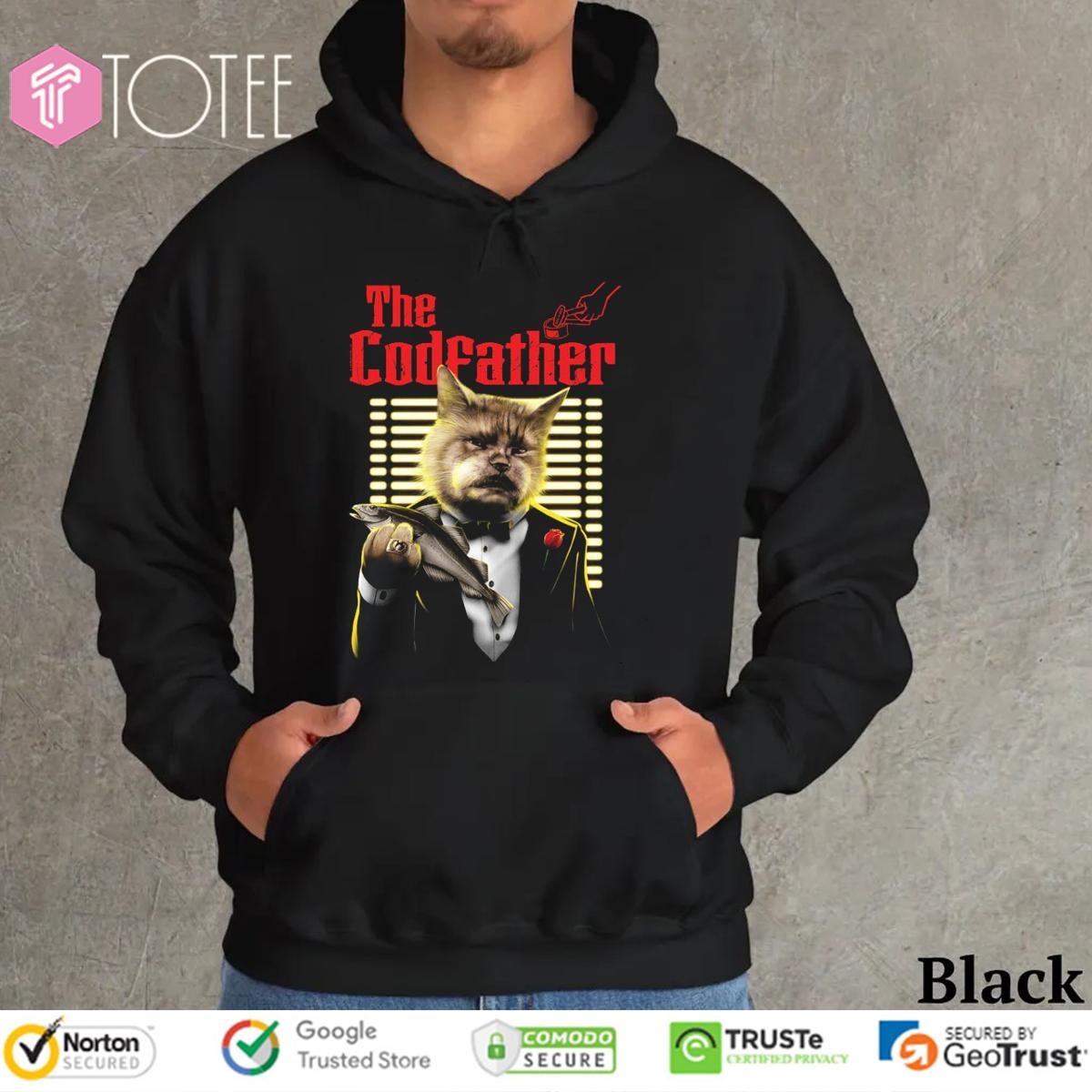 The Codfather Cat Fathers Day Hoodie