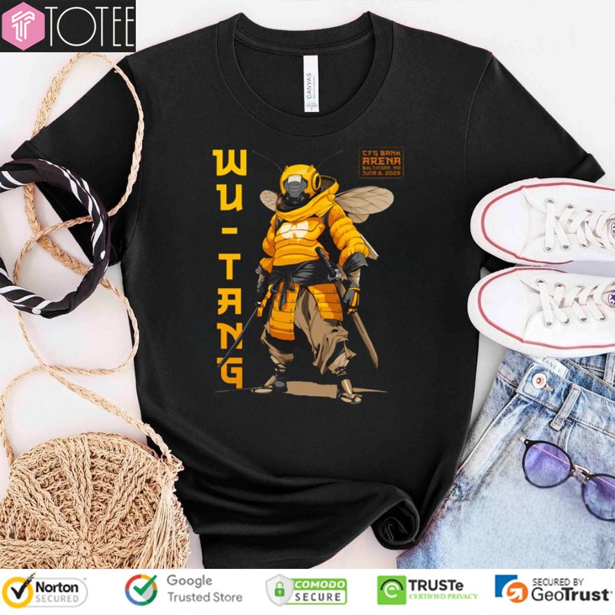 Bee Samurai Wu Tang Clan Baltimore June 6Th 2025 T-shirt